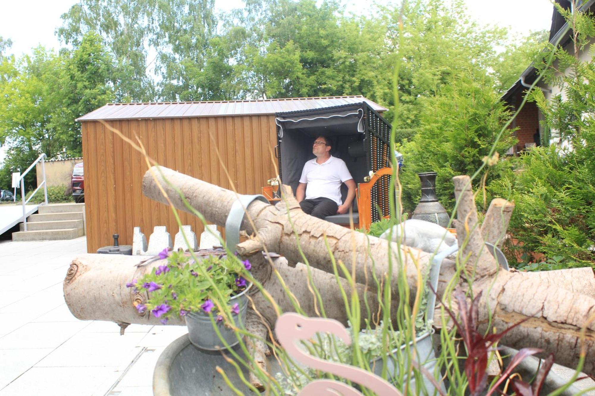 Hotel Reke Plau am See Bagian luar foto